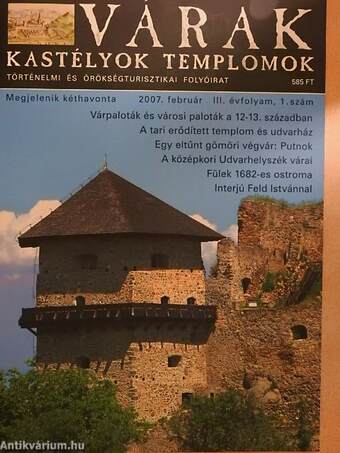 Várak, kastélyok, templomok 2007/1-6.