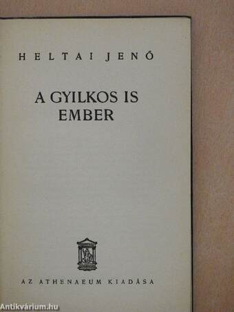 A gyilkos is ember