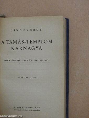 A Tamás-templom karnagya I-III.