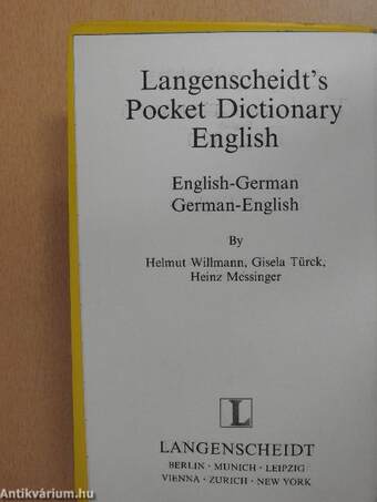 Langenscheidts Taschenwörterbuch Englisch