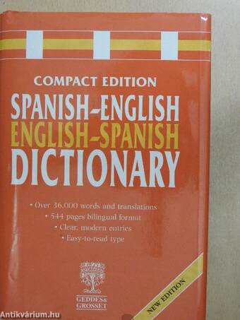 Spanish-English/English-Spanish Dictionary