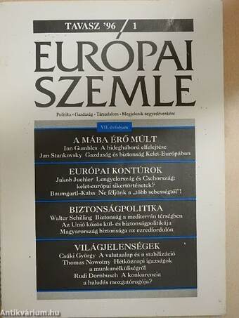 Európai Szemle 1996-1998., 2002-2003., 2005. (vegyes számok) (10 db)