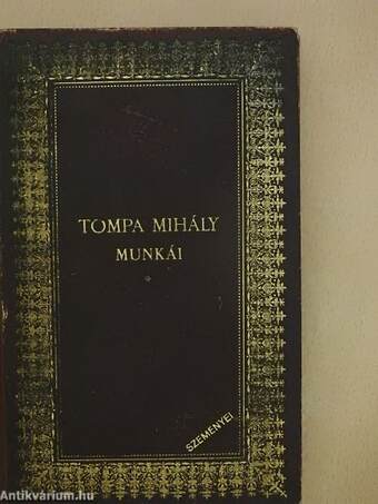 Tompa Mihály munkái IV.