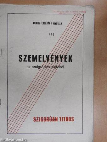 Szemelvények az emigrációs sajtóból 1989. február 3.