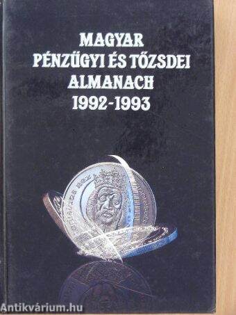 Magyar pénzügyi és tőzsdei almanach 1992-1993