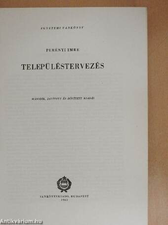 Településtervezés