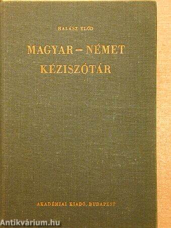 Magyar-német kéziszótár