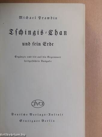 Tschingis-Chan und sein Erbe (Gótbetűs)