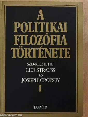 A politikai filozófia története I-II.