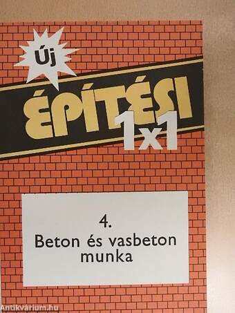 Beton és vasbeton munka