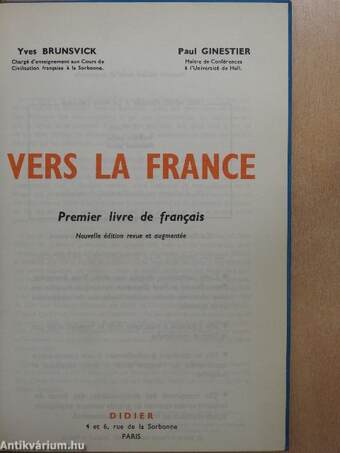 Vers la France