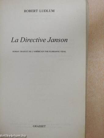 La Directive Janson