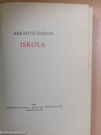 Iskola