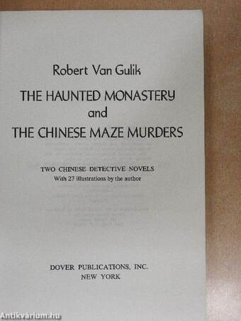 The Haunted Monastery and The Chinese Maze Murders