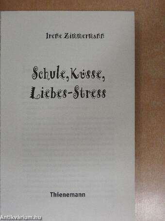 Schule, Küsse, Liebes-Stress