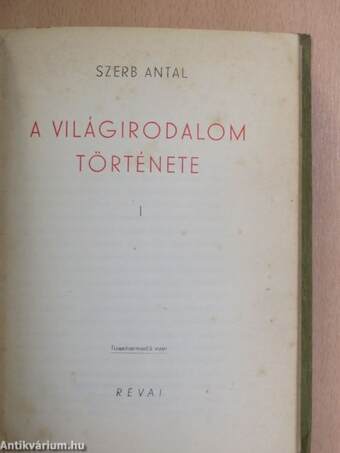 A világirodalom története I-III.