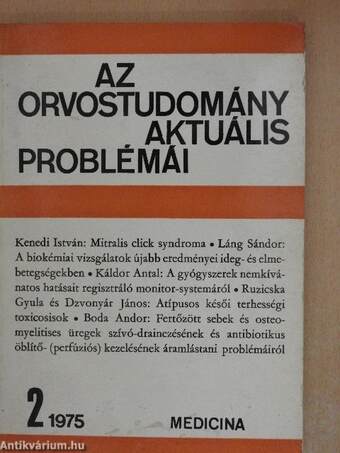 Az orvostudomány aktuális problémái 1975/2