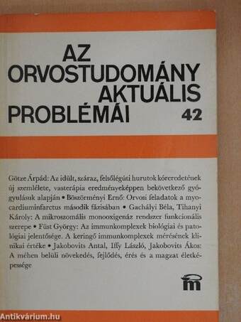 Az orvostudomány aktuális problémái 42.