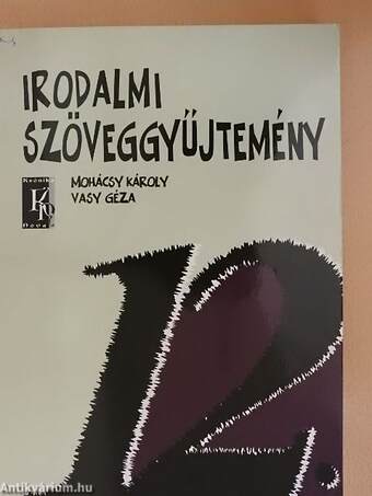 Irodalmi szöveggyűjtemény 12.