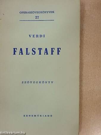 Verdi: Falstaff