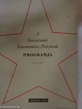 A Szovjetunió Kommunista Pártjának programja