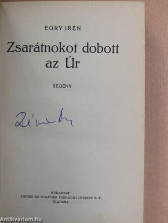 Zsarátnokot dobott az Úr