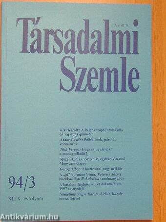 Társadalmi Szemle 1994. március