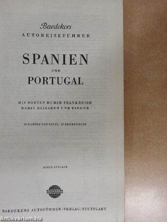 Baedekers Autoreiseführer Spanien und Portugal