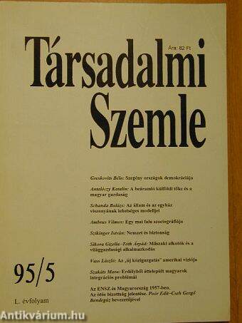 Társadalmi Szemle 1995. május