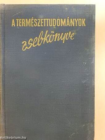 A természettudományok zsebkönyve