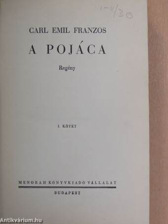 A pojáca I-II.