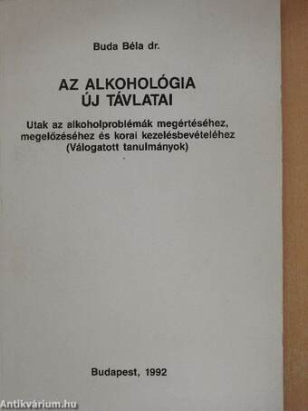 Az alkohológia új távlatai