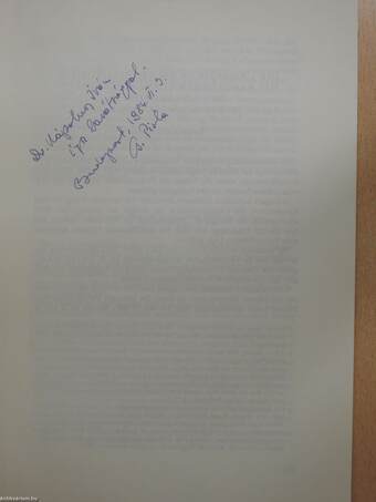 Die Ungarische Excelaring Politik mit Besonderer Berücksichtigung des Agrarexports in die Schweiz (dedikált példány)