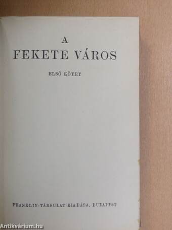 A fekete város I-III.