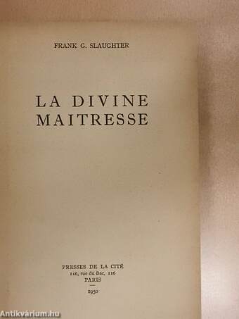 La divine maitresse