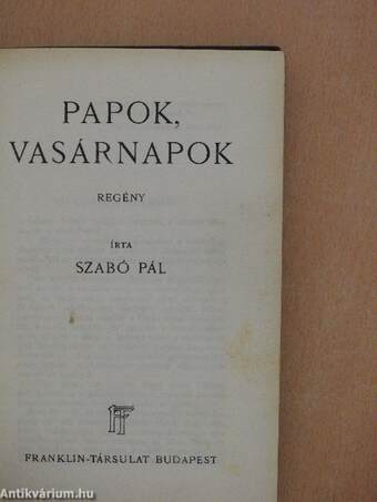 Papok, vasárnapok