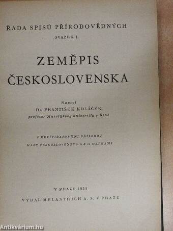 Zemepis Ceskoslovenska