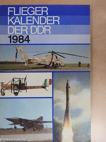 Flieger Kalender der DDR 1984