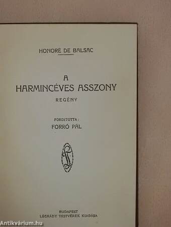 A harmincéves asszony