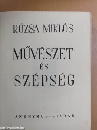 Művészet és szépség