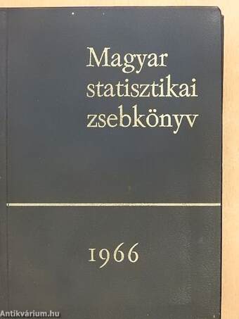 Magyar statisztikai zsebkönyv 1966.