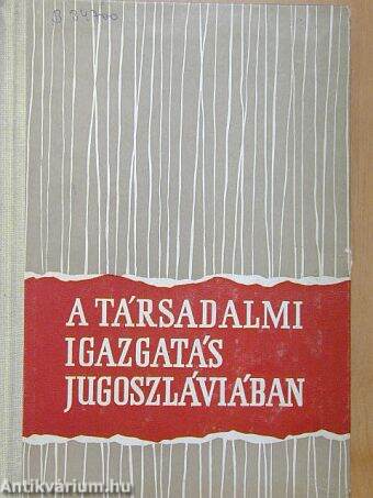 A társadalmi igazgatás Jugoszláviában