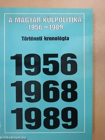 A magyar külpolitika 1956-1989