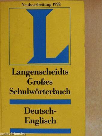 Langenscheidts Großes Schulwörterbuch