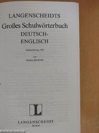 Langenscheidts Großes Schulwörterbuch