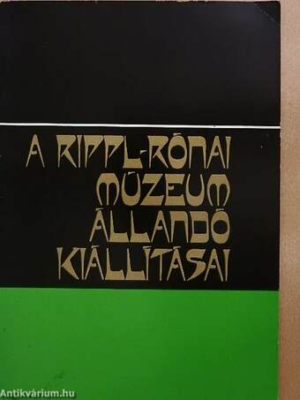 A Rippl-Rónai múzeum állandó kiállításai