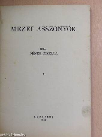 Mezei asszonyok