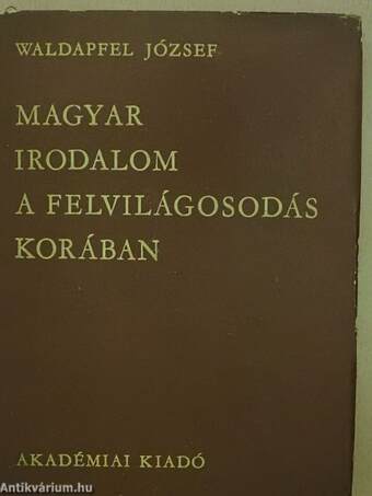 Magyar irodalom a felvilágosodás korában