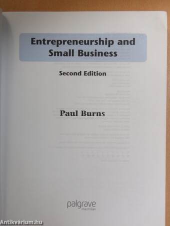 Entrepreneurship and Small Business