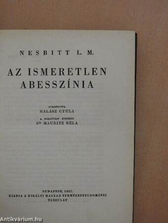 Az ismeretlen Abesszinia